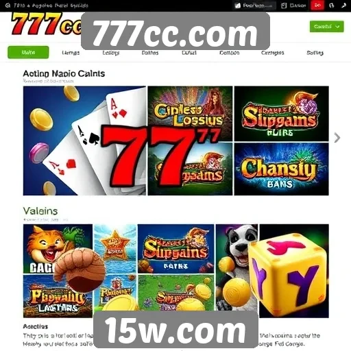 Análise da variedade de jogos disponíveis no 777cc.com